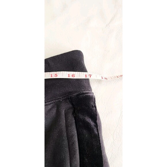 Athleta Retroplush Velvet Straight Leg Pants Size L Womens Black - Picture 7 of 9